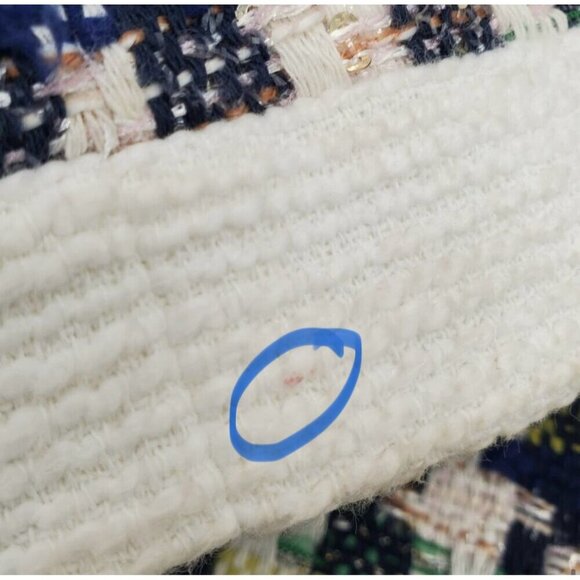 Kate Spade New York Women's Pop Tweed Topper Blazer in Juniper Size 8 - Picture 12 of 15